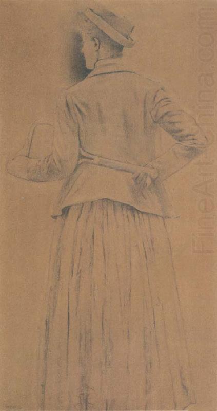 Fernand Khnopff Study For Memories china oil painting image
